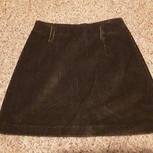 NEW Palmentto's brown herringbone corduroy short skirt: Size 3